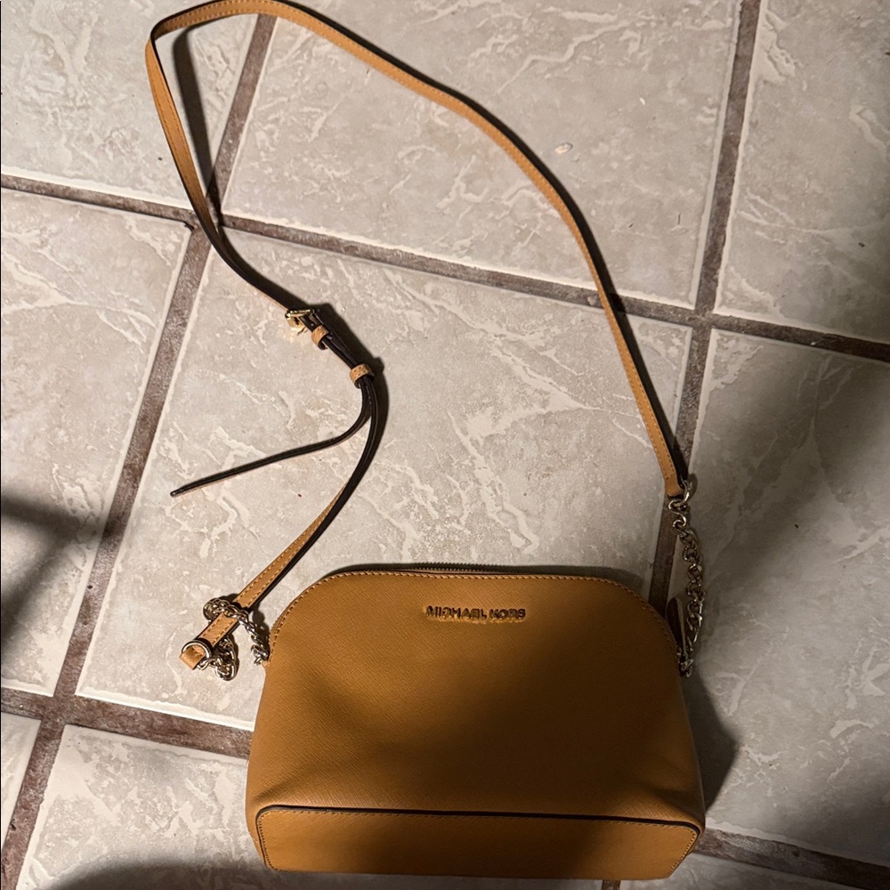 Michael Kors Mustard Yellow Crossbody Bag
